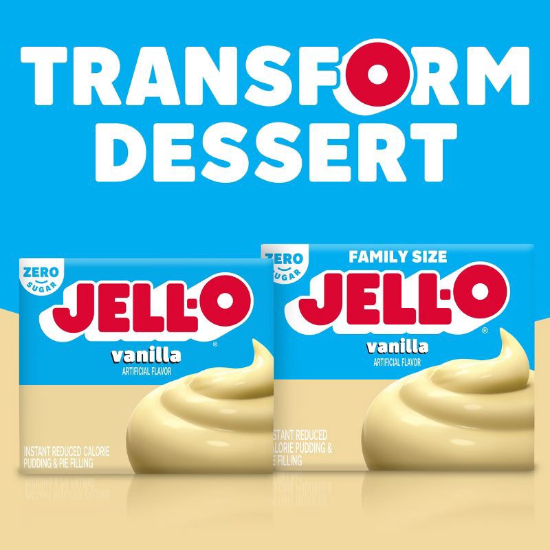 slide 8 of 11, JELL-O Instant Sugar Free Vanilla Pudding - 1oz, 1 oz