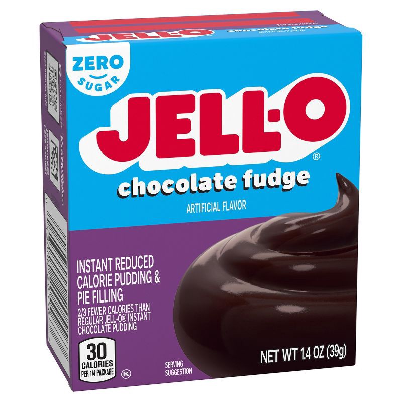 slide 7 of 9, JELL-O Instant Sugar Free-Fat Free Chocolate Fudge Pudding & Pie Filling - 1.4oz, 1.4 oz