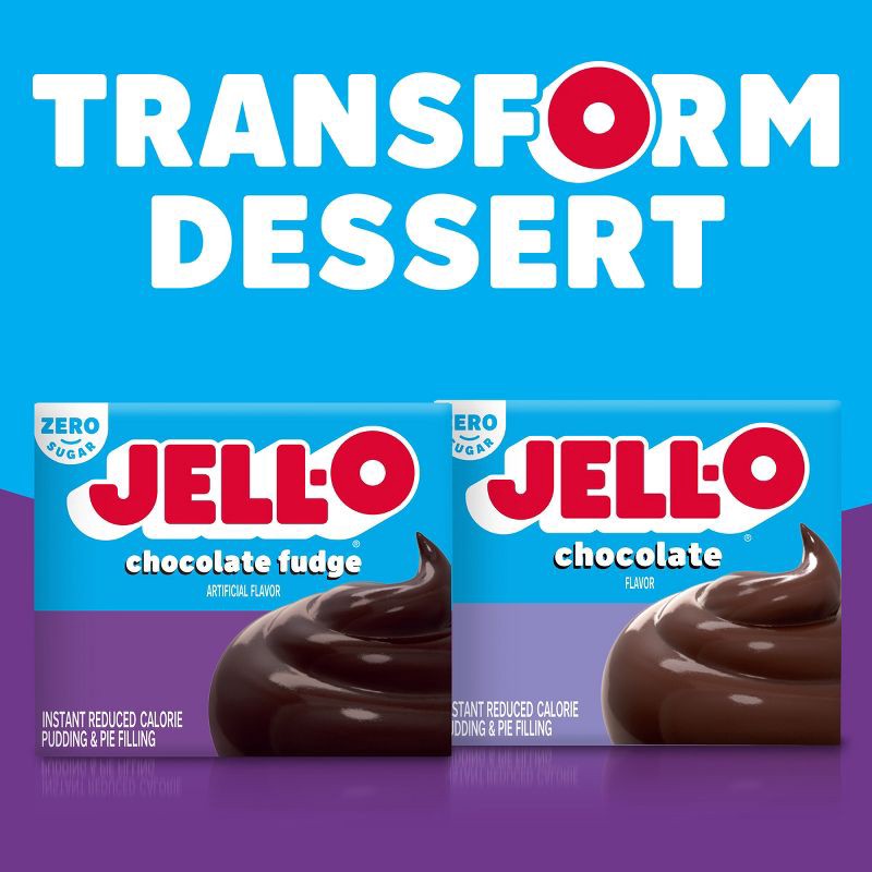 slide 8 of 9, JELL-O Instant Sugar Free-Fat Free Chocolate Fudge Pudding & Pie Filling - 1.4oz, 1.4 oz