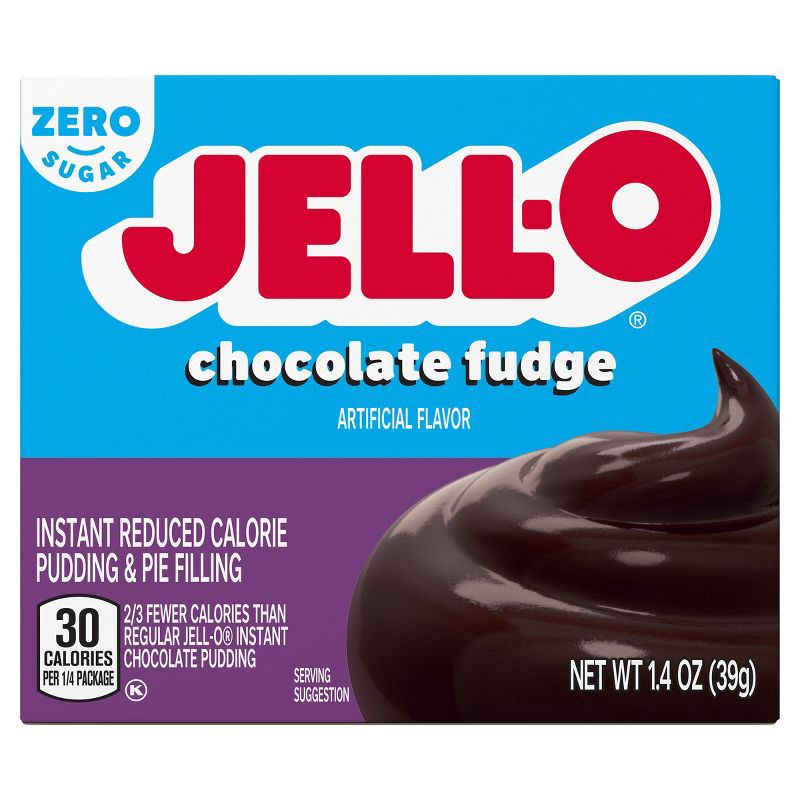 slide 9 of 9, JELL-O Instant Sugar Free-Fat Free Chocolate Fudge Pudding & Pie Filling - 1.4oz, 1.4 oz