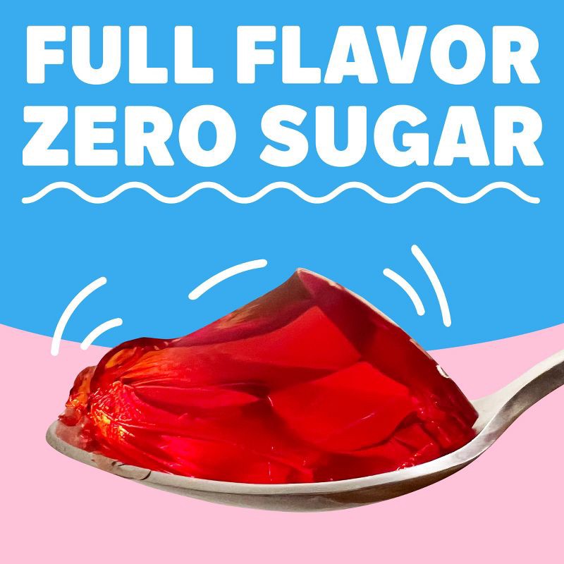 slide 6 of 9, JELL-O Sugar-Free Strawberry Gelatin - 0.3oz, 0.3 oz