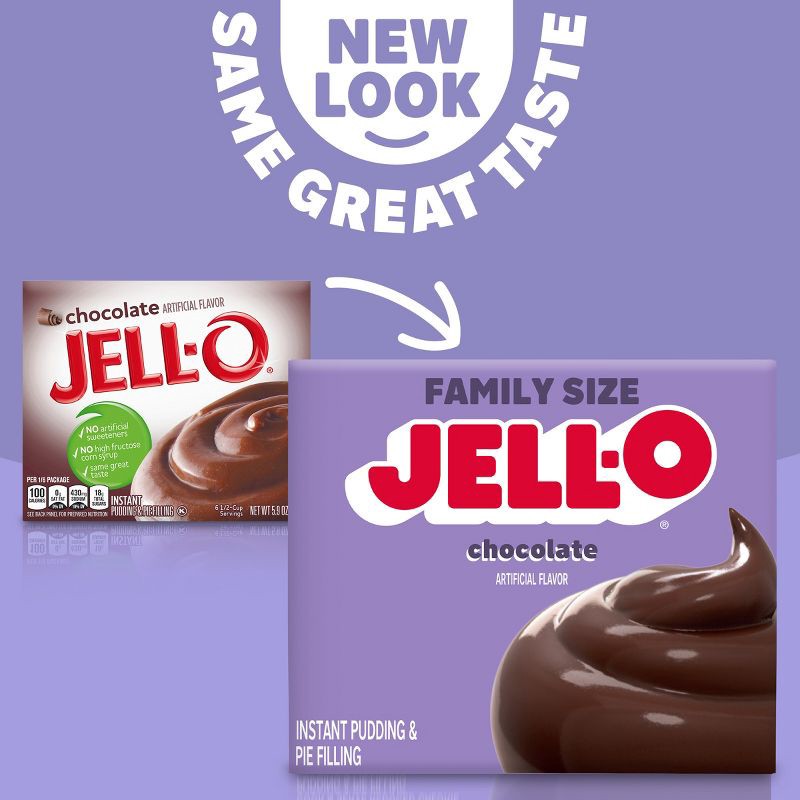 slide 3 of 9, JELL-O Instant Chocolate Pudding & Pie Filling - 5.9oz, 5.9 oz