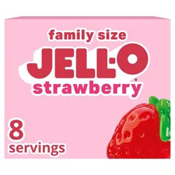 JELL-O Strawberry Gelatin Dessert Mix - 6oz