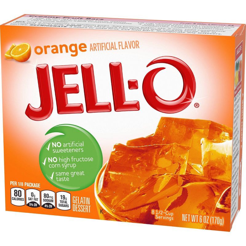 Jell-o Orange Gelatin - 6oz : Target