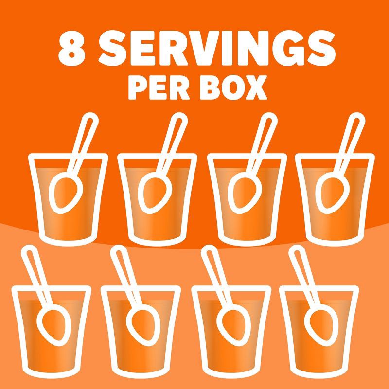 slide 5 of 9, JELL-O Orange Flavored Gelatin Dessert Mix - 6oz, 6 oz