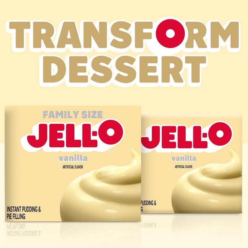 slide 7 of 9, JELL-O Instant Vanilla Pudding & Pie Filling - 5.1oz, 5.1 oz