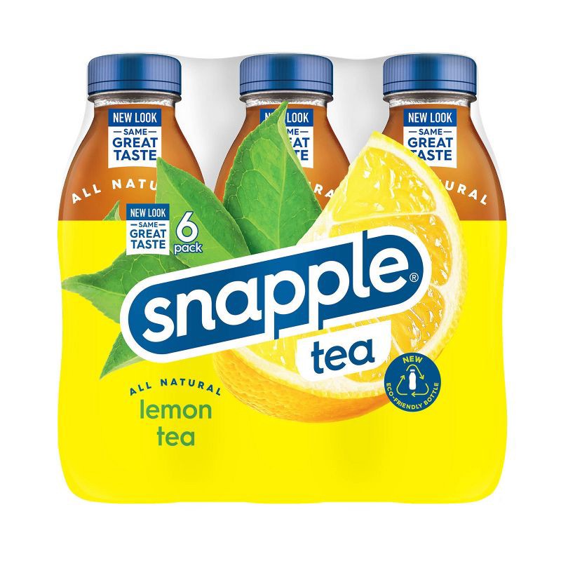 slide 3 of 9, Snapple Lemon Tea - 6pk/16 fl oz Bottles, 6 ct; 16 fl oz