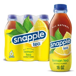 Snapple Lemon Tea - 6pk/16 fl oz Bottles