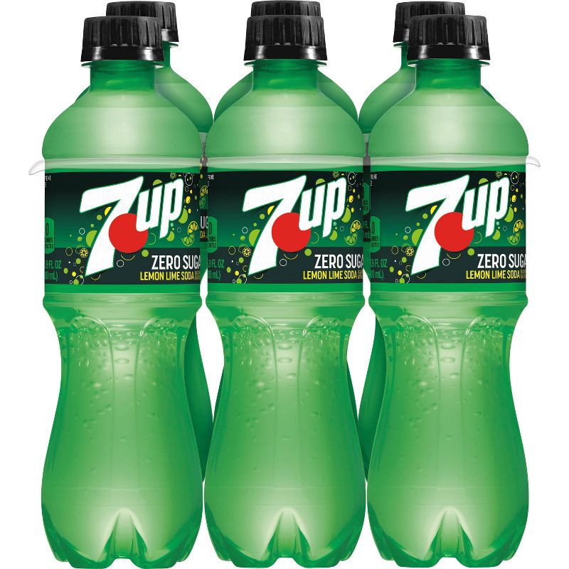 slide 7 of 12, 7UP Zero Sugar Lemon Lime Bottles - 6pk/16.9 fl oz, 6 ct; 16.9 fl oz