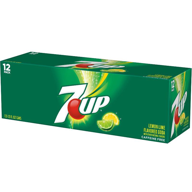 slide 3 of 9, 7UP Lemon Lime Soda - 12pk/12 fl oz Cans, 12 ct; 12 fl oz