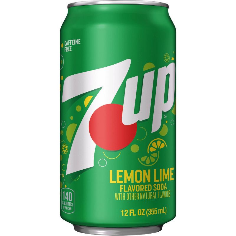 slide 11 of 13, 7UP Lemon Lime Soda - 12pk/12 fl oz Cans, 12 ct; 12 fl oz