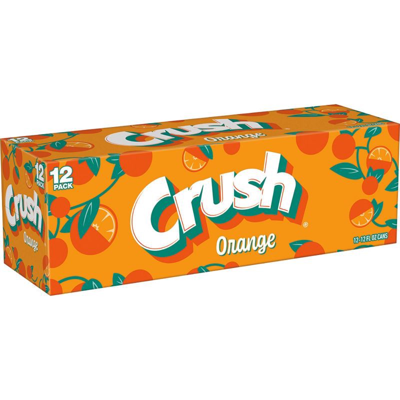 slide 3 of 6, Crush Orange Soda - 12pk/12 fl oz Cans, 12 ct; 12 fl oz