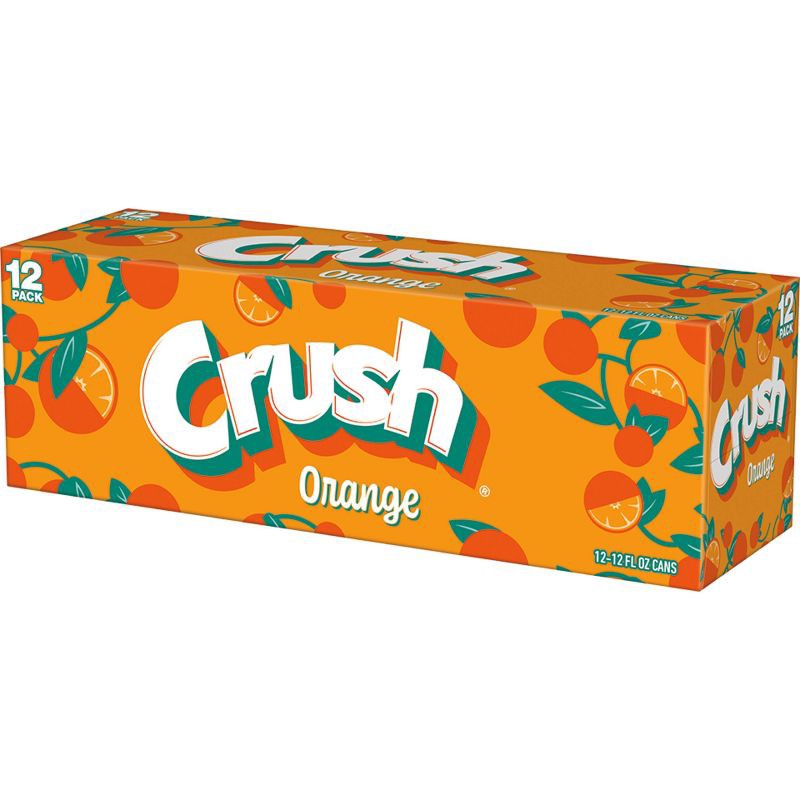 slide 4 of 6, Crush Orange Soda - 12pk/12 fl oz Cans, 12 ct; 12 fl oz