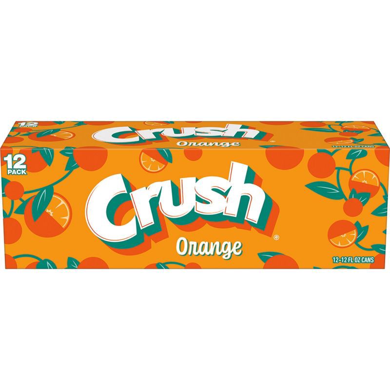 slide 1 of 6, Crush Orange Soda - 12pk/12 fl oz Cans, 12 ct; 12 fl oz