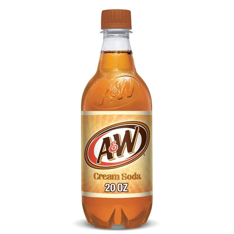 slide 1 of 7, A&W Cream Soda - 20 fl oz Bottle, 20 fl oz