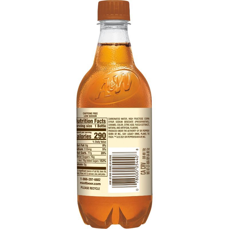 slide 7 of 7, A&W Cream Soda - 20 fl oz Bottle, 20 fl oz