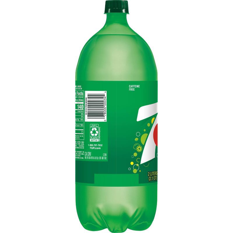 slide 3 of 11, 7UP Lemon Lime Soda - 2 L Bottle, 2 liter