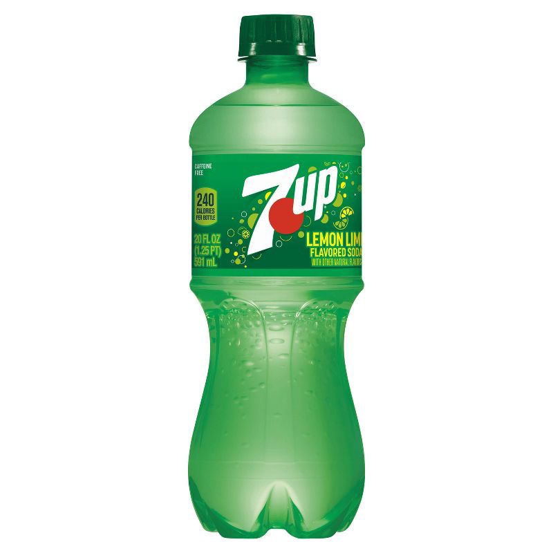 slide 8 of 12, 7UP Lemon Lime Soda - 20 fl oz Bottle, 20 fl oz