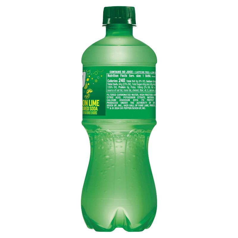 slide 8 of 10, 7UP Lemon Lime Soda - 20 fl oz Bottle, 20 fl oz