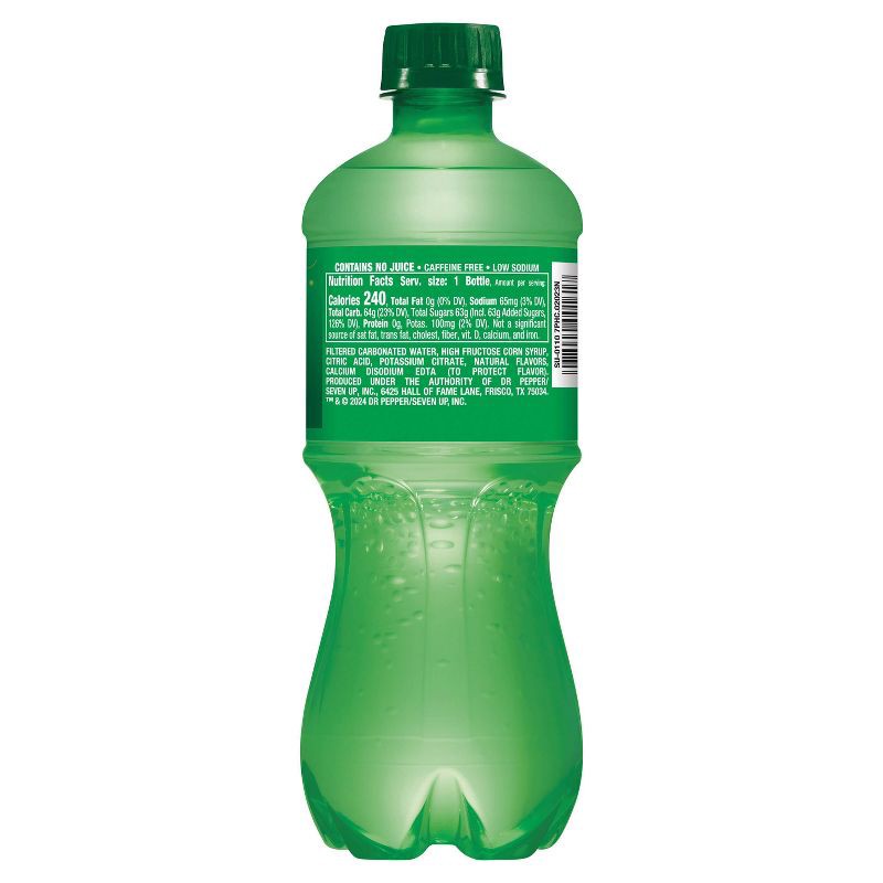 slide 11 of 12, 7UP Lemon Lime Soda - 20 fl oz Bottle, 20 fl oz