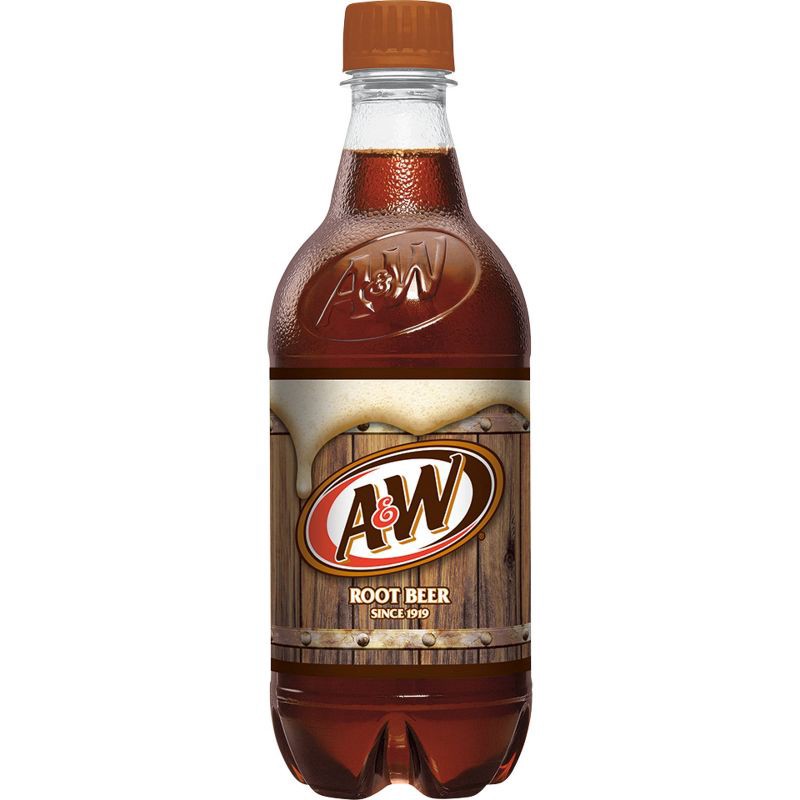 slide 2 of 6, A&W Root Beer Soda - 20 fl oz Bottle, 20 fl oz