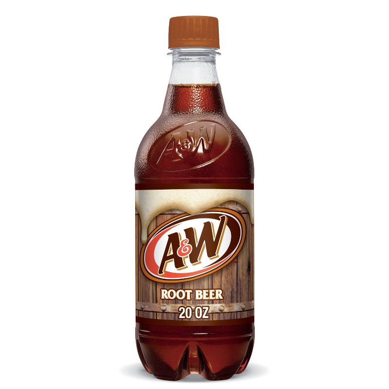 slide 1 of 6, A&W Root Beer Soda - 20 fl oz Bottle, 20 fl oz