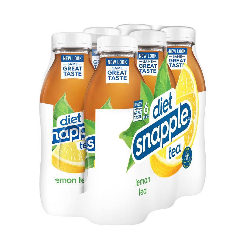 slide 4 of 7, Snapple Zero Sugar Lemon Tea - 6pk/16 fl oz Bottles, 6 ct; 16 fl oz