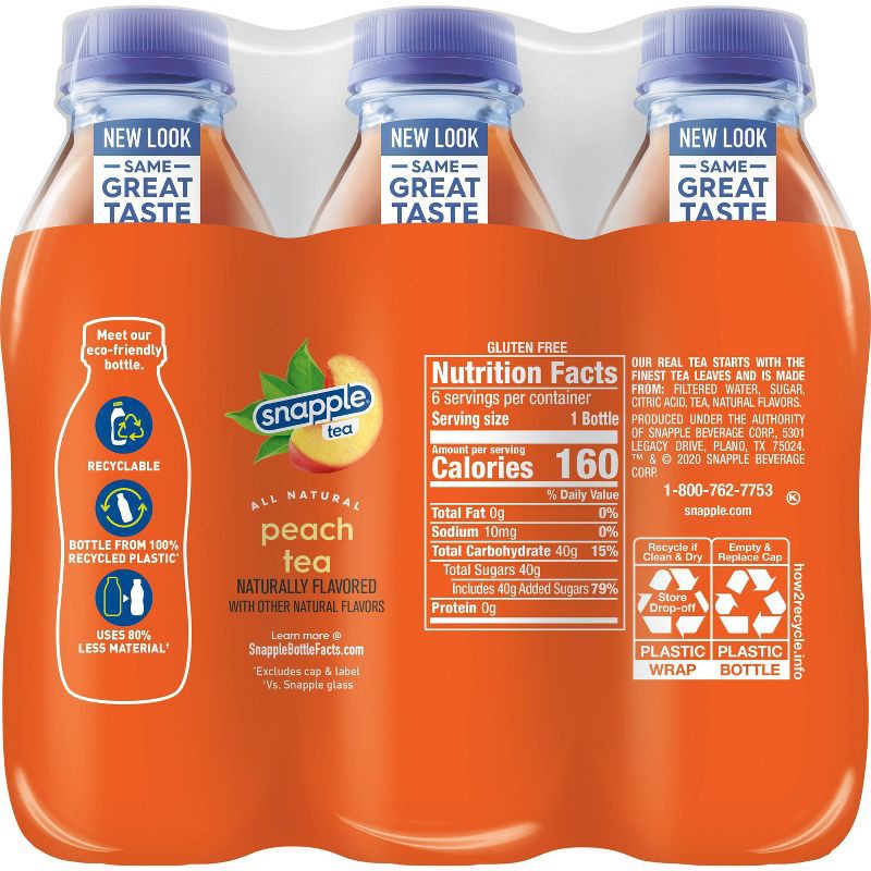 Snapple Iced Tea Peach 32OZ - Armanetti Beverage Marts, Lombard