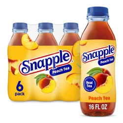 Snapple Peach Tea - 6pk/16 fl oz Bottles