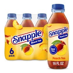 Snapple Peach Tea - 6pk/16 fl oz Bottles