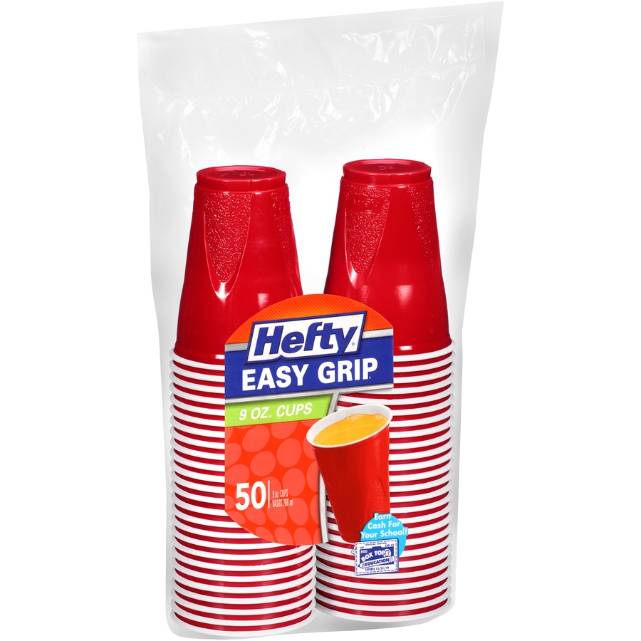 slide 4 of 6, Hefty Party Cups, 50 ct; 9 oz