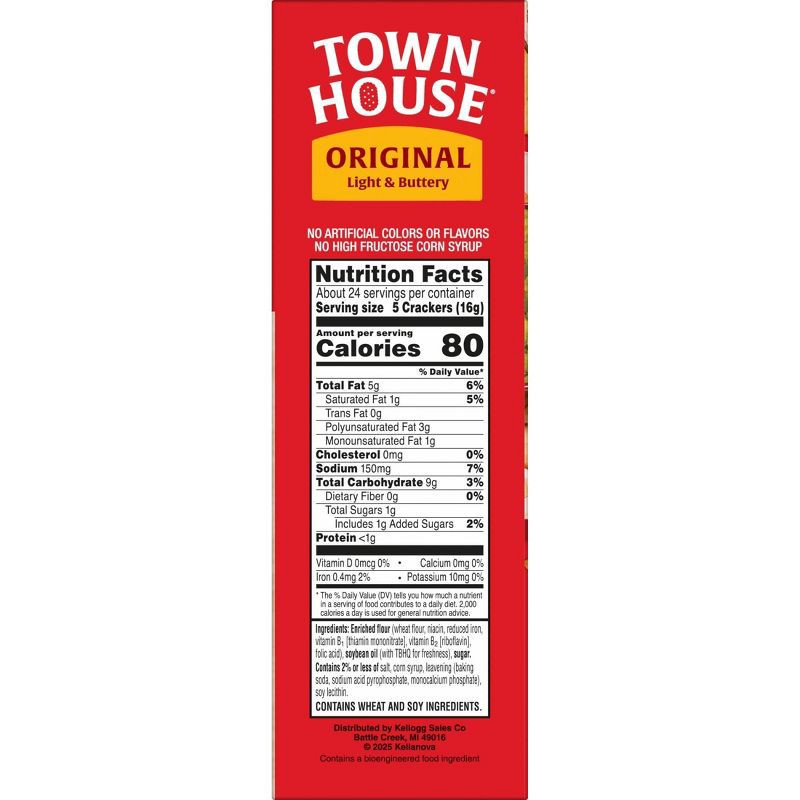 slide 2 of 10, Town House Oven Baked Crackers Original - 13.8oz, 13.8 oz