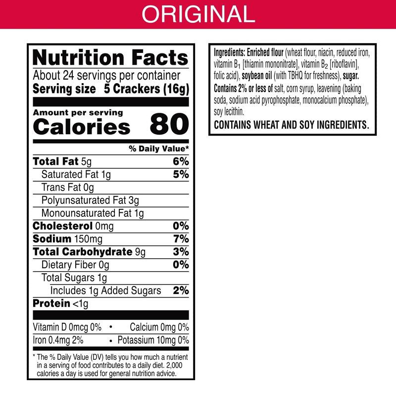 slide 5 of 8, Town House Oven Baked Crackers Original - 13.8oz, 13.8 oz