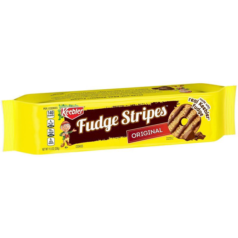 slide 5 of 7, Keebler Fudge Stripes Cookies - 11.5oz, 11.5 oz