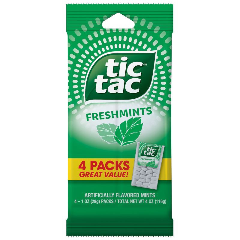 slide 1 of 8, Tic Tac Freshmint Candies - 4ct, 4 ct