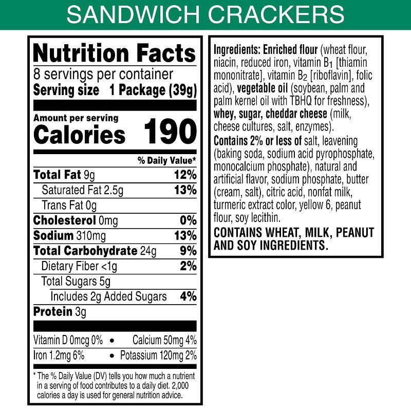 slide 4 of 7, Keebler Crackers Keebler Club & Cheddar Sandwich Crackers - 11oz/8ct, 8 ct; 11 oz