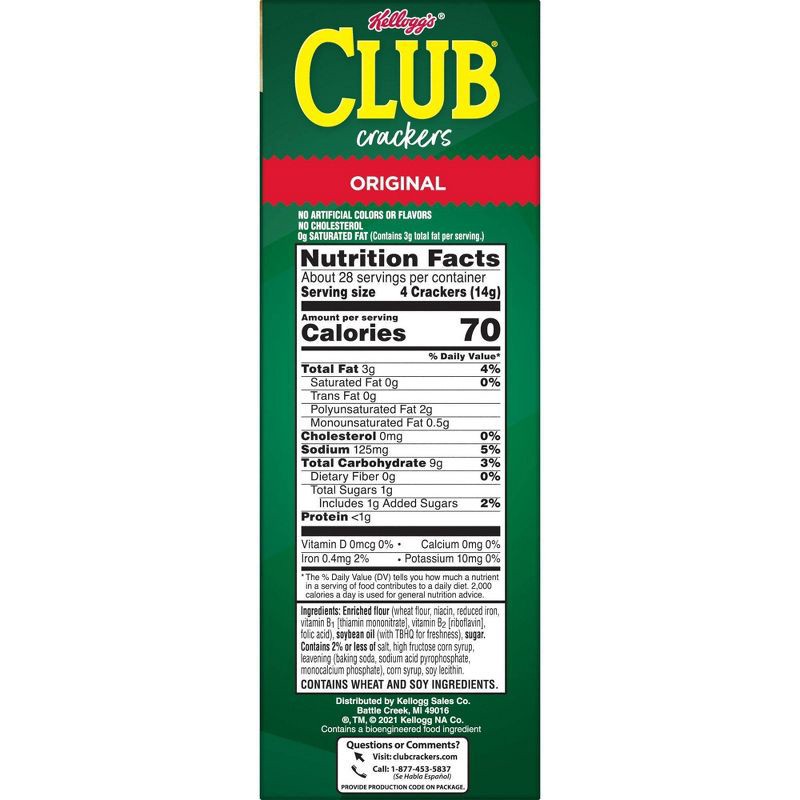 slide 13 of 13, Kellogg's Original Club Crackers - 13.7oz, 13.7 oz