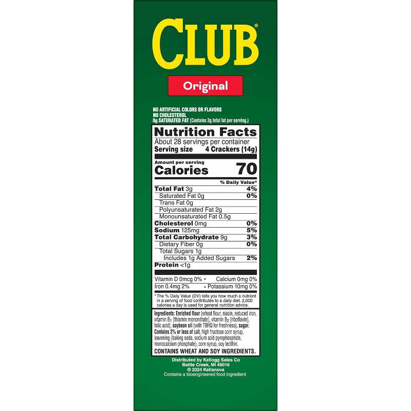 slide 10 of 13, Kellogg's Original Club Crackers - 13.7oz, 13.7 oz