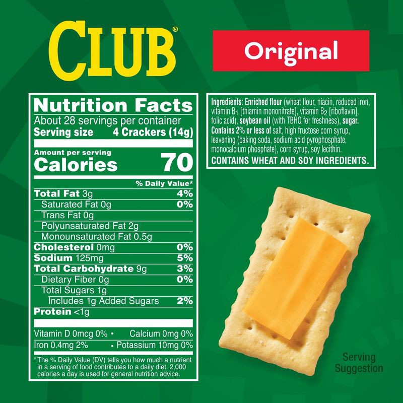 slide 9 of 12, Club Crackers Original - 13.7oz, 13.7 oz