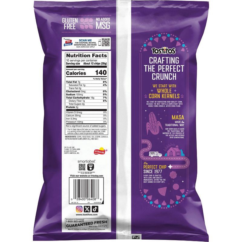 slide 2 of 9, Tostitos Scoops! Tortilla Chips - 10oz, 10 oz