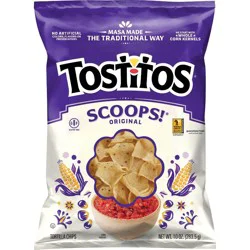 Tostitos Scoops! Tortilla Chips - 10oz: Gluten-Free, No Artificial Preservatives