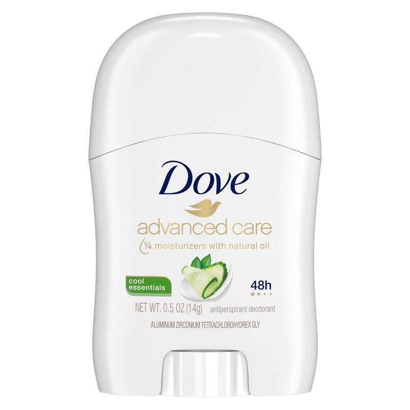 slide 2 of 6, Dove Beauty Advanced Care 48-Hour Cool Essentials Antiperspirant & Deodorant Stick - Trial Size - 0.5oz, 0.5 oz