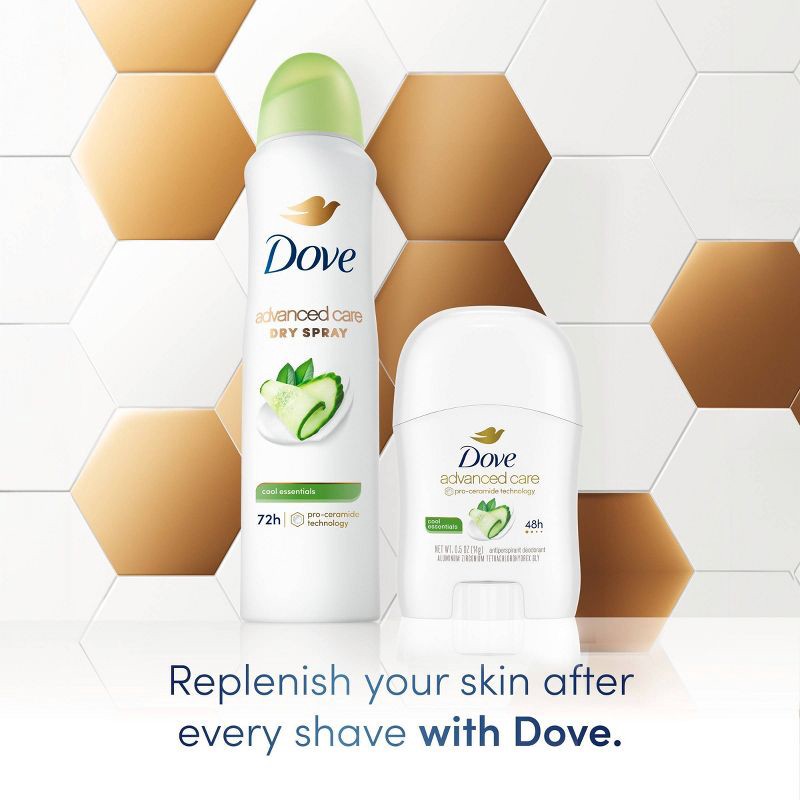 slide 8 of 10, Dove Beauty Advanced Care 48-Hour Cool Essentials Antiperspirant & Mini Deodorant Stick - Travel Size - 0.5oz, 0.5 oz