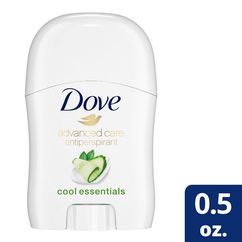 slide 1 of 6, Dove Beauty Advanced Care 48-Hour Cool Essentials Antiperspirant & Deodorant Stick - Trial Size - 0.5oz, 0.5 oz