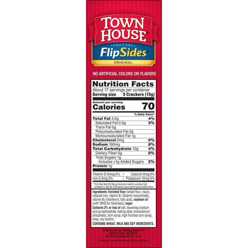 slide 2 of 10, Town House Pretzel Flipsides Original Crackers - 9.2oz, 9.2 oz