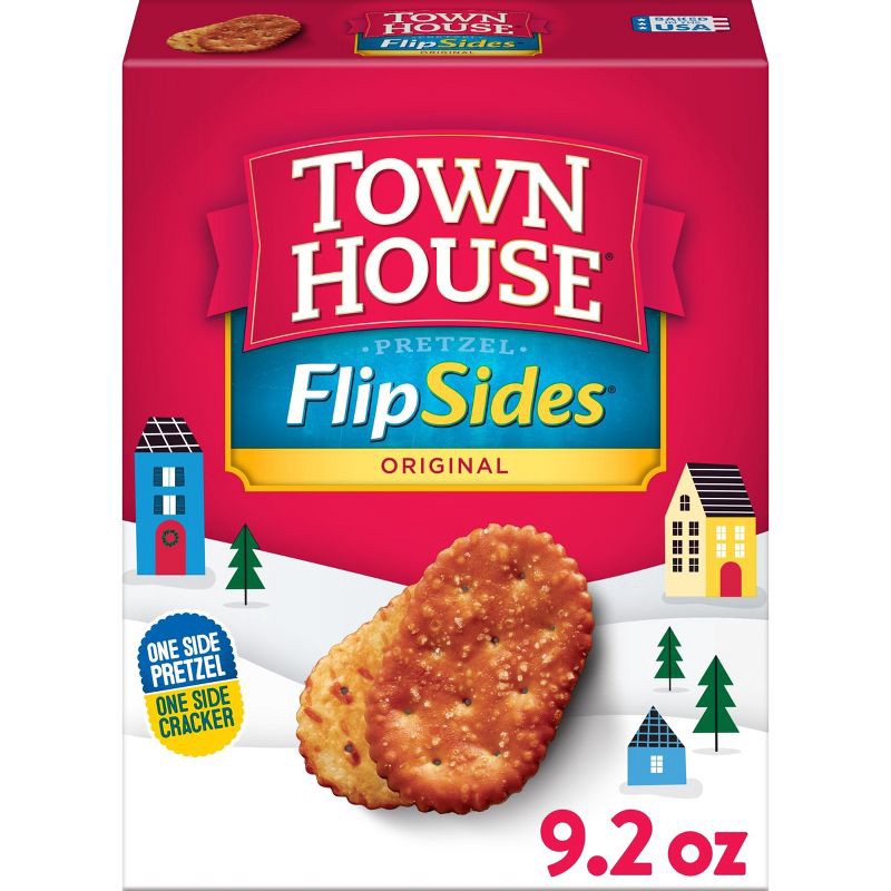 slide 1 of 10, Town House Pretzel Flipsides Original Crackers - 9.2oz, 9.2 oz