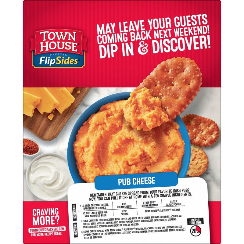 slide 10 of 10, Town House Pretzel Flipsides Original Crackers - 9.2oz, 9.2 oz