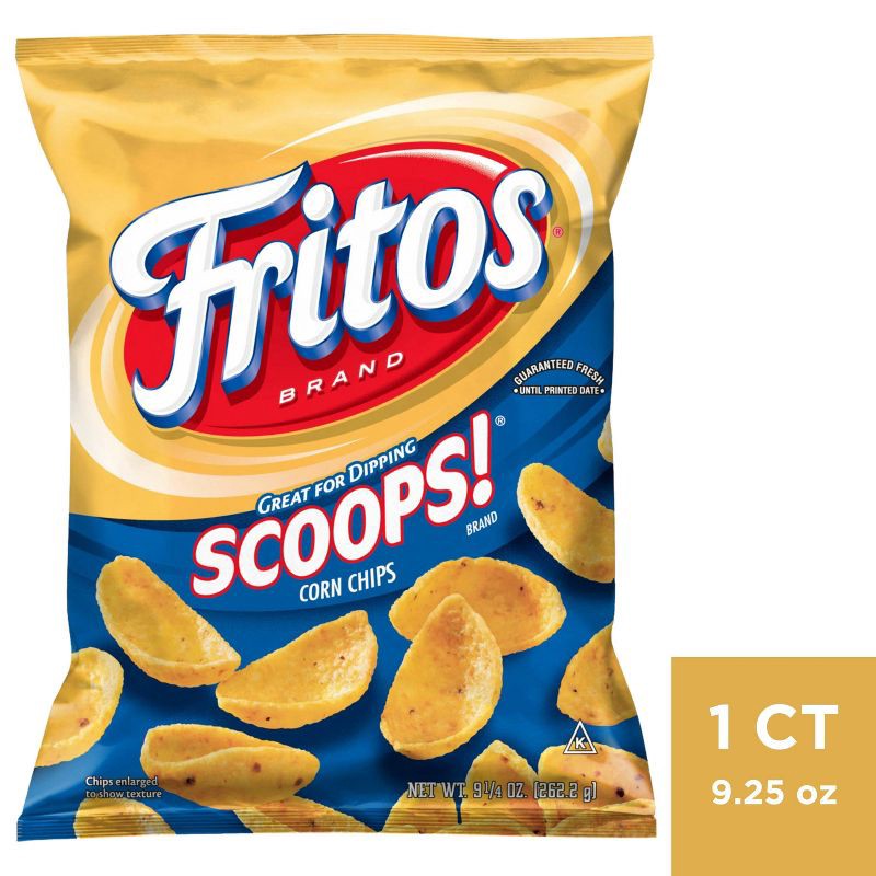 slide 1 of 3, Fritos Scoops! Corn Chips - 9.25oz, 9.25 oz