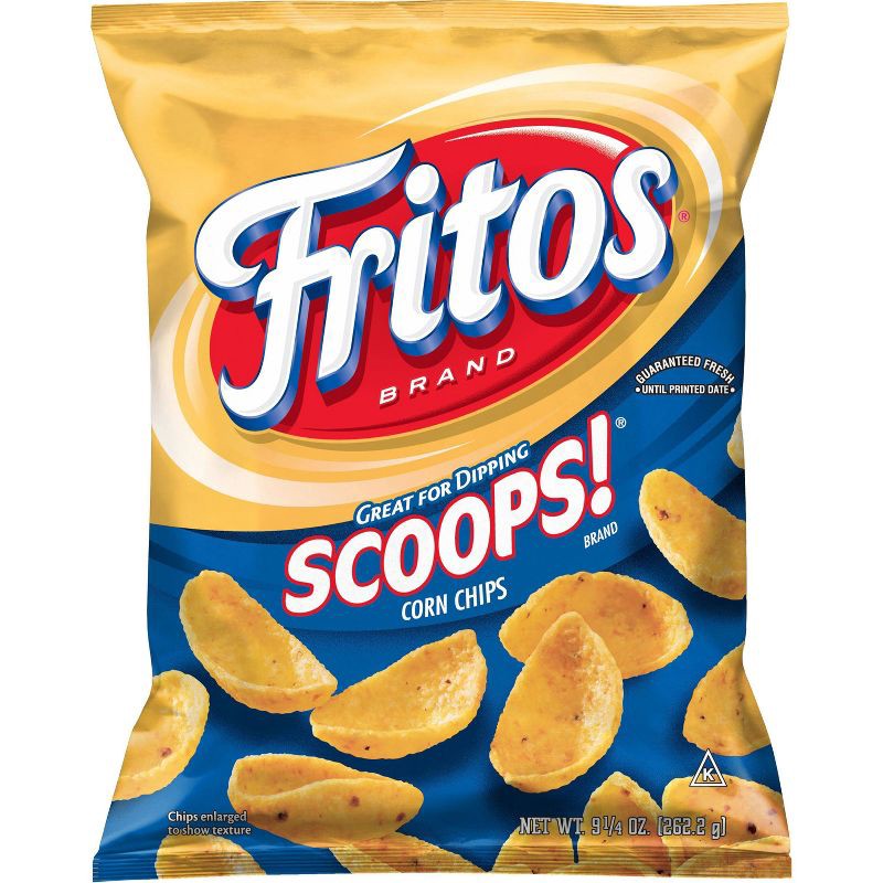 slide 1 of 3, Fritos Scoops! Corn Chips - 9.25oz: Gluten-Free, 9.25 oz