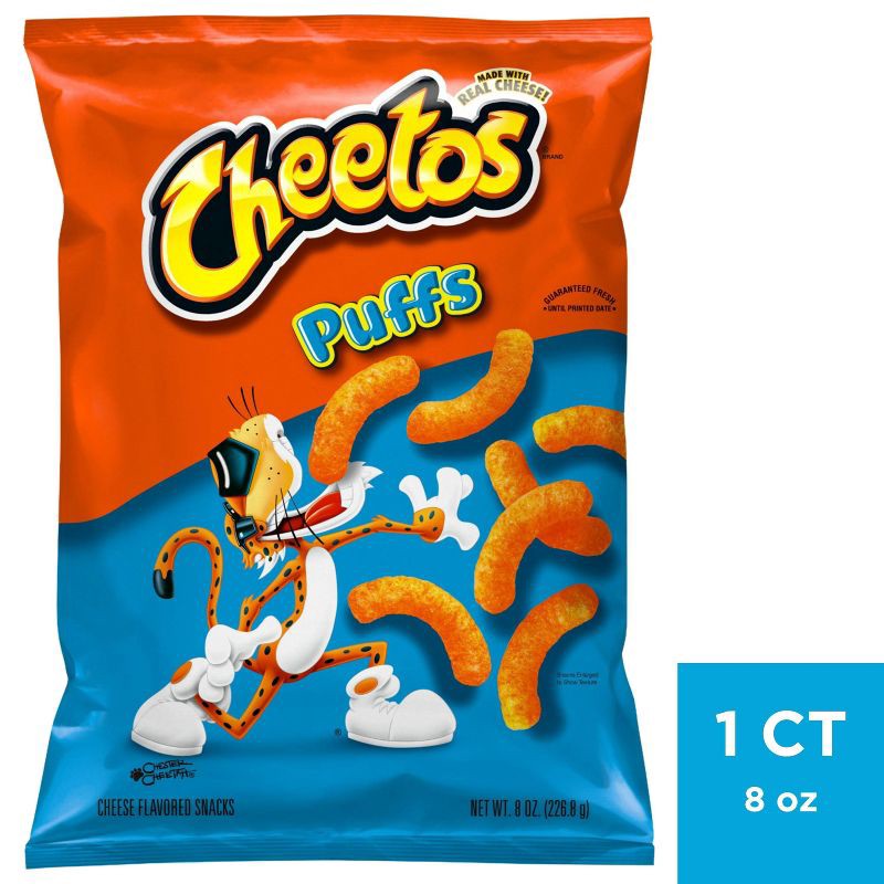 slide 1 of 6, Cheetos Puffs Cheese Flavored Snacks - 8oz, 8 oz